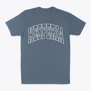 Hesperia Michigan Trendy Block Classic Dad T-Shirt