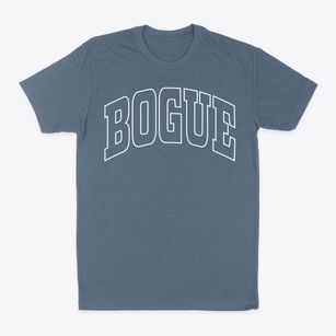 Bogue North Carolina Trendy Block Classic Dad T-Shirt