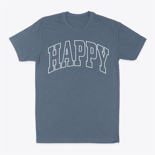 Happy Texas Trendy Block Classic Dad T-Shirt