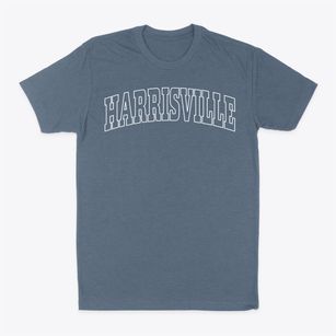 Harrisville New York Trendy Block Classic Dad T-Shirt