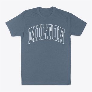 Milton Iowa Trendy Block Classic Dad T-Shirt