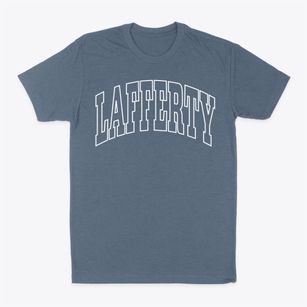 Lafferty Ohio Trendy Block Classic Dad T-Shirt