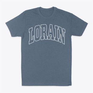 Lorain Wisconsin Trendy Block Classic Dad T-Shirt