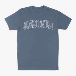Jacksonville Texas Trendy Block Classic Dad T-Shirt