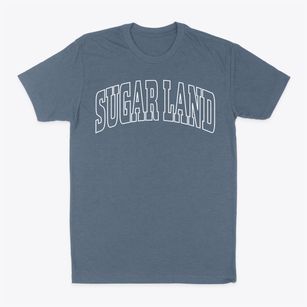 Sugar Land Texas Trendy Block Classic Dad T-Shirt