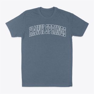 Hawk Springs Wyoming Trendy Block Classic Dad T-Shirt