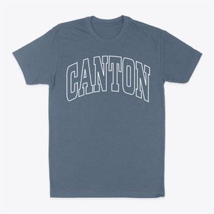 Canton New York Trendy Block Classic Dad T-Shirt