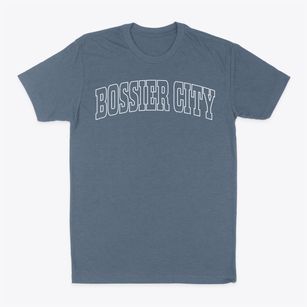 Bossier City Louisiana Trendy Block Classic Dad T-Shirt