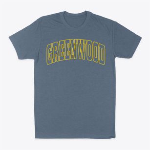 Greenwood Missouri Trendy Block Classic Dad T-Shirt