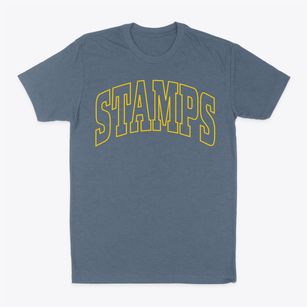 Stamps Arkansas Trendy Block Classic Dad T-Shirt