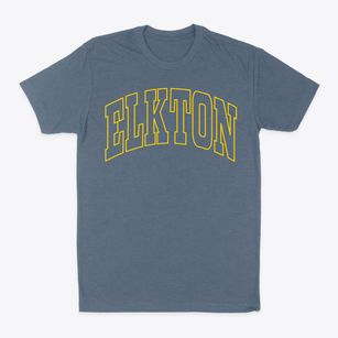 Elkton Oregon Trendy Block Classic Dad T-Shirt