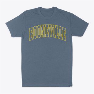 Booneville Mississippi Trendy Block Classic Dad T-Shirt