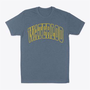 Waterloo Iowa Trendy Block Classic Dad T-Shirt
