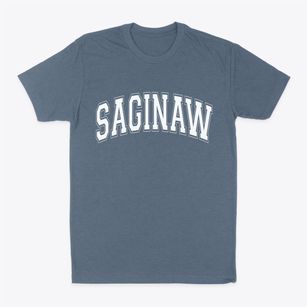 Saginaw Michigan Varsity Classic Dad T-Shirt