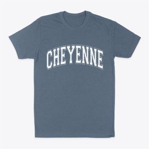 Cheyenne Wyoming Varsity Classic Dad T-Shirt