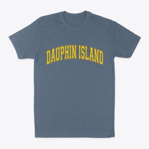 Dauphin Island Alabama Varsity Classic Dad T-Shirt
