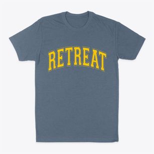 Retreat Texas Varsity Classic Dad T-Shirt