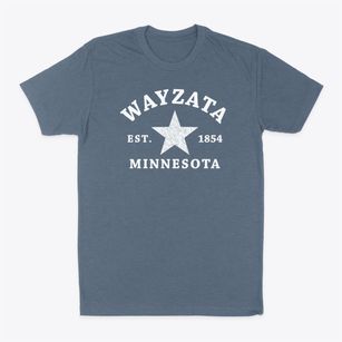 Wayzata Minnesota Star Classic Dad T-Shirt