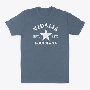 Vidalia Louisiana Star Classic Dad T-Shirt