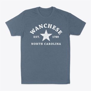 Wanchese North Carolina Star Classic Dad T-Shirt