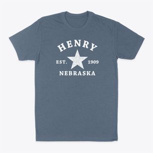 Henry Nebraska Star Classic Dad T-Shirt