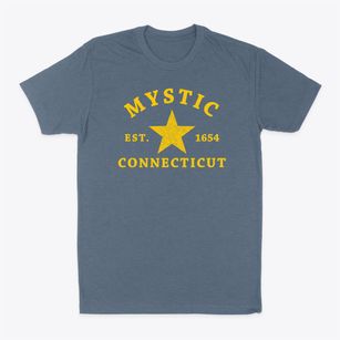 Mystic Connecticut Star Classic Dad T-Shirt