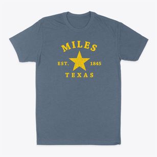Miles Texas Star Classic Dad T-Shirt