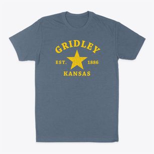 Gridley Kansas Star Classic Dad T-Shirt