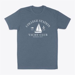 College Station Texas Yacht Club Classic Dad T-Shirt