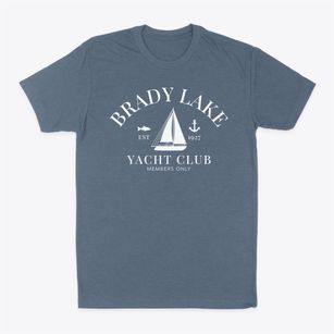 Brady Lake Ohio Yacht Club Classic Dad T-Shirt