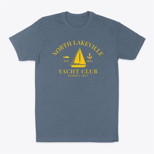 North Lakeville Massachusetts Yacht Club Classic Dad T-Shirt