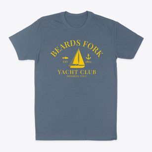 Beards Fork West Virginia Yacht Club Classic Dad T-Shirt