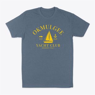 Okmulgee Oklahoma Yacht Club Classic Dad T-Shirt