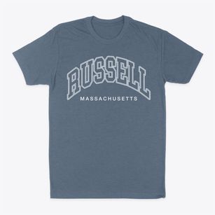 Russell Massachusetts Inline Classic Dad T-Shirt
