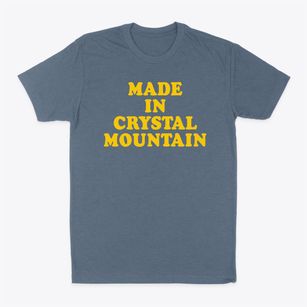 Crystal Mountain Michigan Classic 70s Classic Dad T-Shirt
