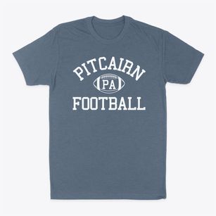 Pitcairn Pennsylvania Football Classic Dad T-Shirt