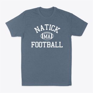 Natick Massachusetts Football Classic Dad T-Shirt