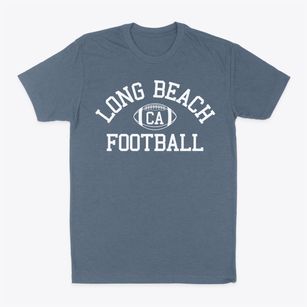 Long Beach California Football Classic Dad T-Shirt