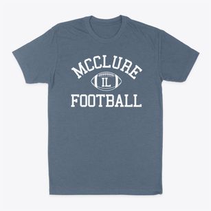 Mcclure Illinois Football Classic Dad T-Shirt