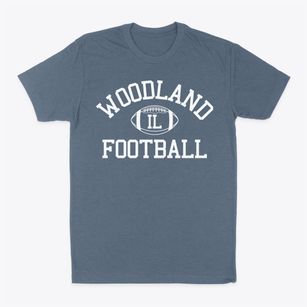Woodland Illinois Football Classic Dad T-Shirt