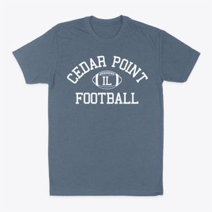 Cedar Point Illinois Football Classic Dad T-Shirt