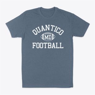 Quantico Maryland Football Classic Dad T-Shirt