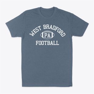West Bradford Pennsylvania Football Classic Dad T-Shirt