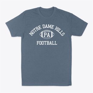 Notre Dame Hills Pennsylvania Football Classic Dad T-Shirt