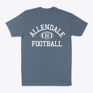 Allendale Rhode Island Football Classic Dad T-Shirt