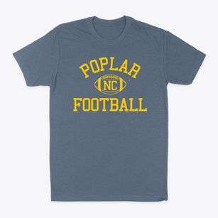 Poplar North Carolina Football Classic Dad T-Shirt