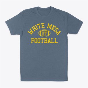 White Mesa Utah Football Classic Dad T-Shirt