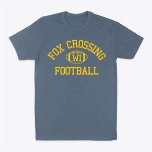 Fox Crossing Wisconsin Football Classic Dad T-Shirt