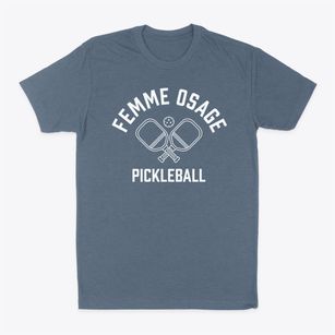 Femme Osage Missouri Pickleball Classic Dad T-Shirt