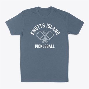 Knotts Island North Carolina Pickleball Classic Dad T-Shirt